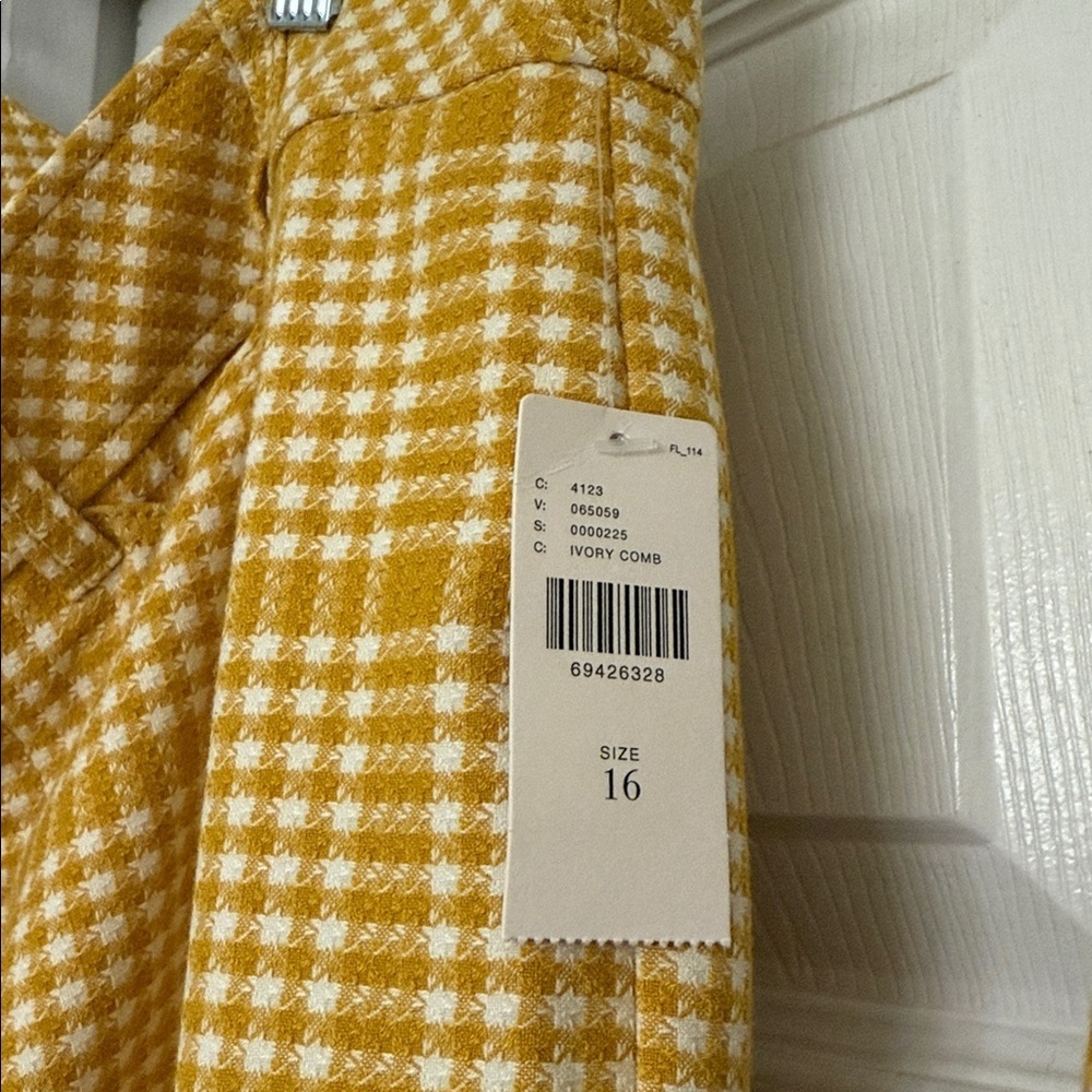 Anthropologie Maeve Retro Plaid Trousers, NWT, size 16 - Picture 13 of 16